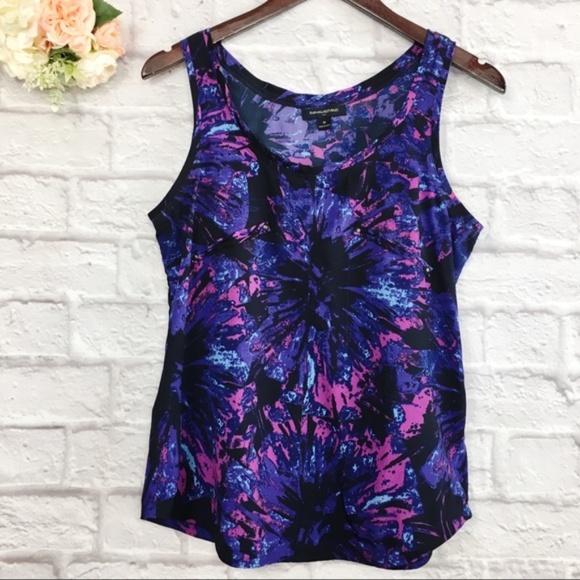 Banana Republic Tops - Banana Republic Purple Tie Dye Tank Top Size M